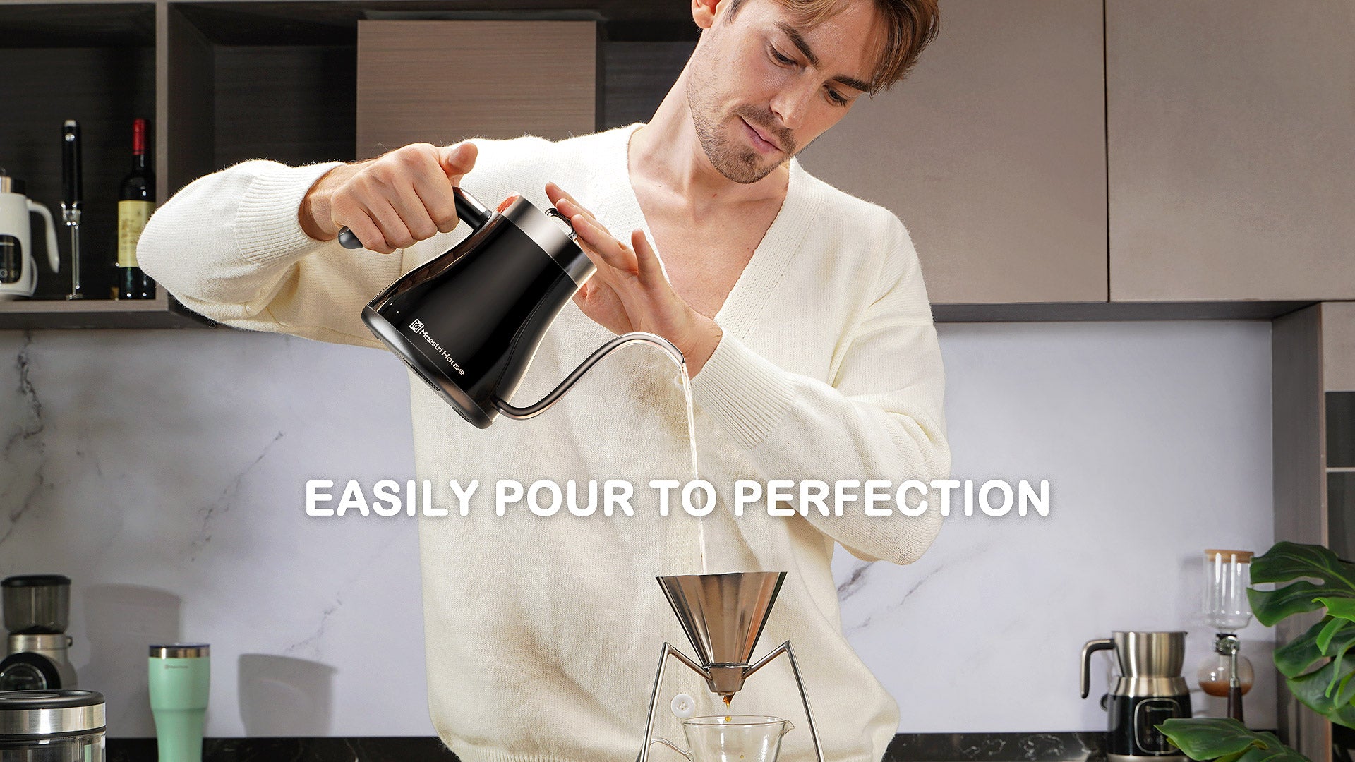 Maestri House Electric Gooseneck Kettle review - hot water, with a few  extras - The Gadgeteer