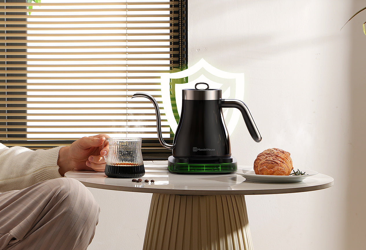 The 8-in-1 All-Rounder Electric Pour-Over Gooseneck Kettle by Maestri House  — Kickstarter