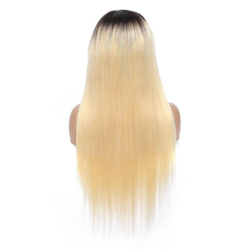 #1B/613 Straight 180% Density #613 Wig with Bang 200% Density Human Ha