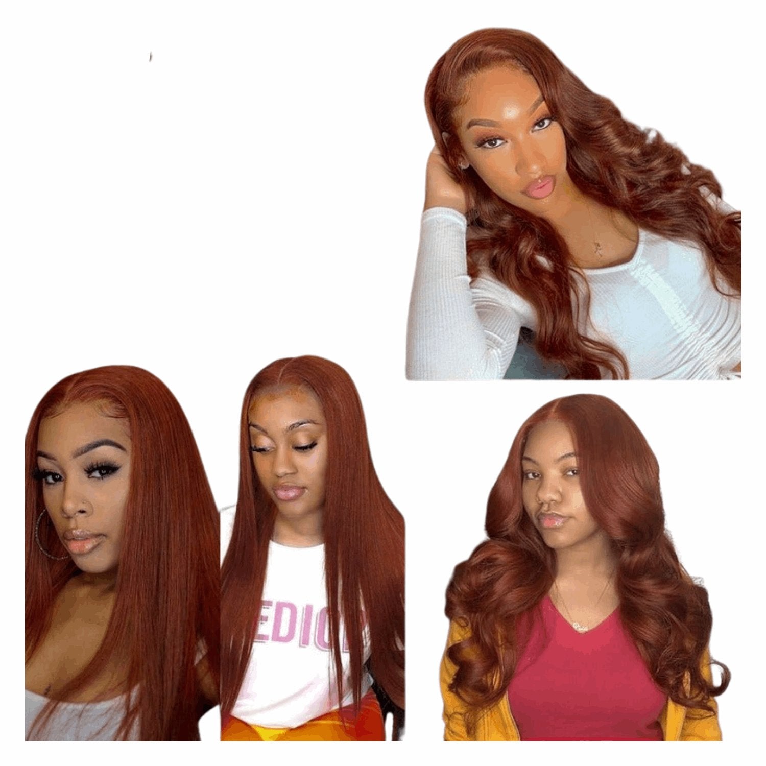 #27 Straight 13x1x4 T part Lace 4x4 Closure wigs Body Wave #33 Transpa