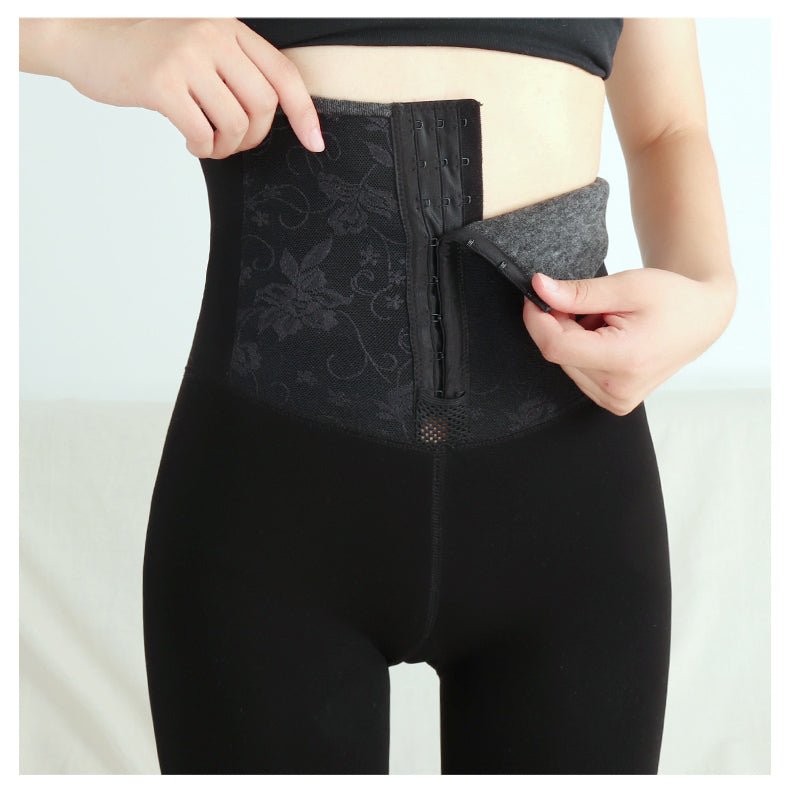 Beautiful Leg Shaping Thermostat Abdominal Pressure All-in-one Pants