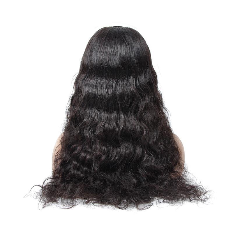 BeuMax Headband Natural Wave Scarf Human Hair Wigs