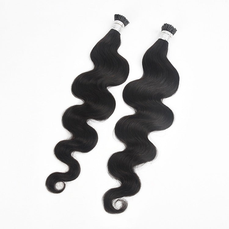 Body Wave Human Hair i Tip Microlinks Bulk Braiding Human Hair Bundles