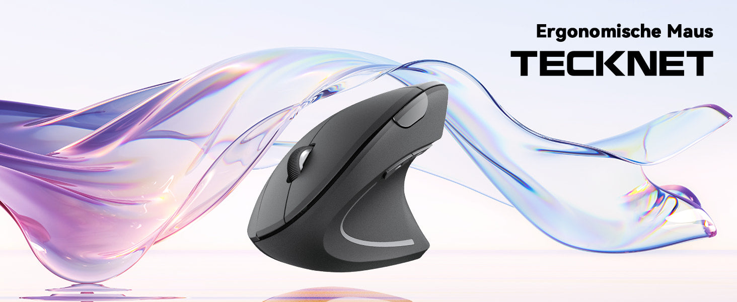 TECKNET Wireless Vertikale Ergonomische Maus