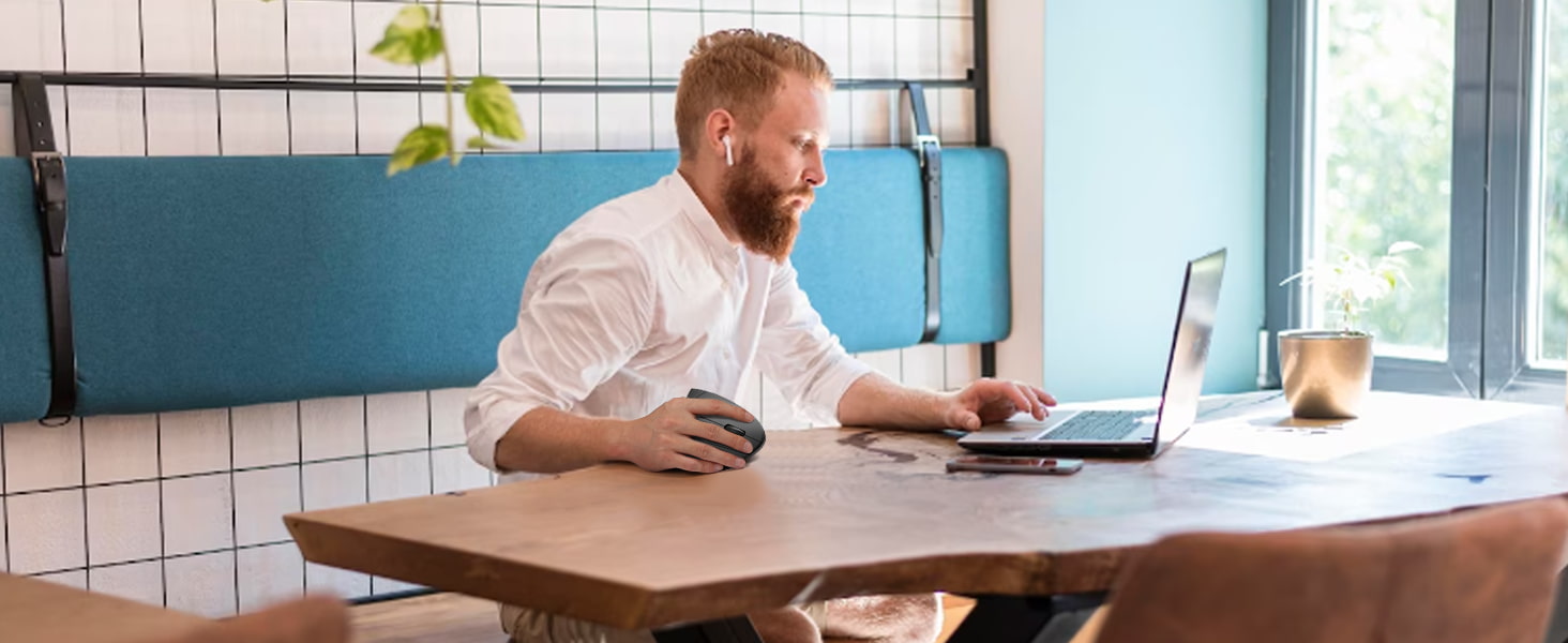 TECKNET Wireless Vertikale Ergonomische Maus