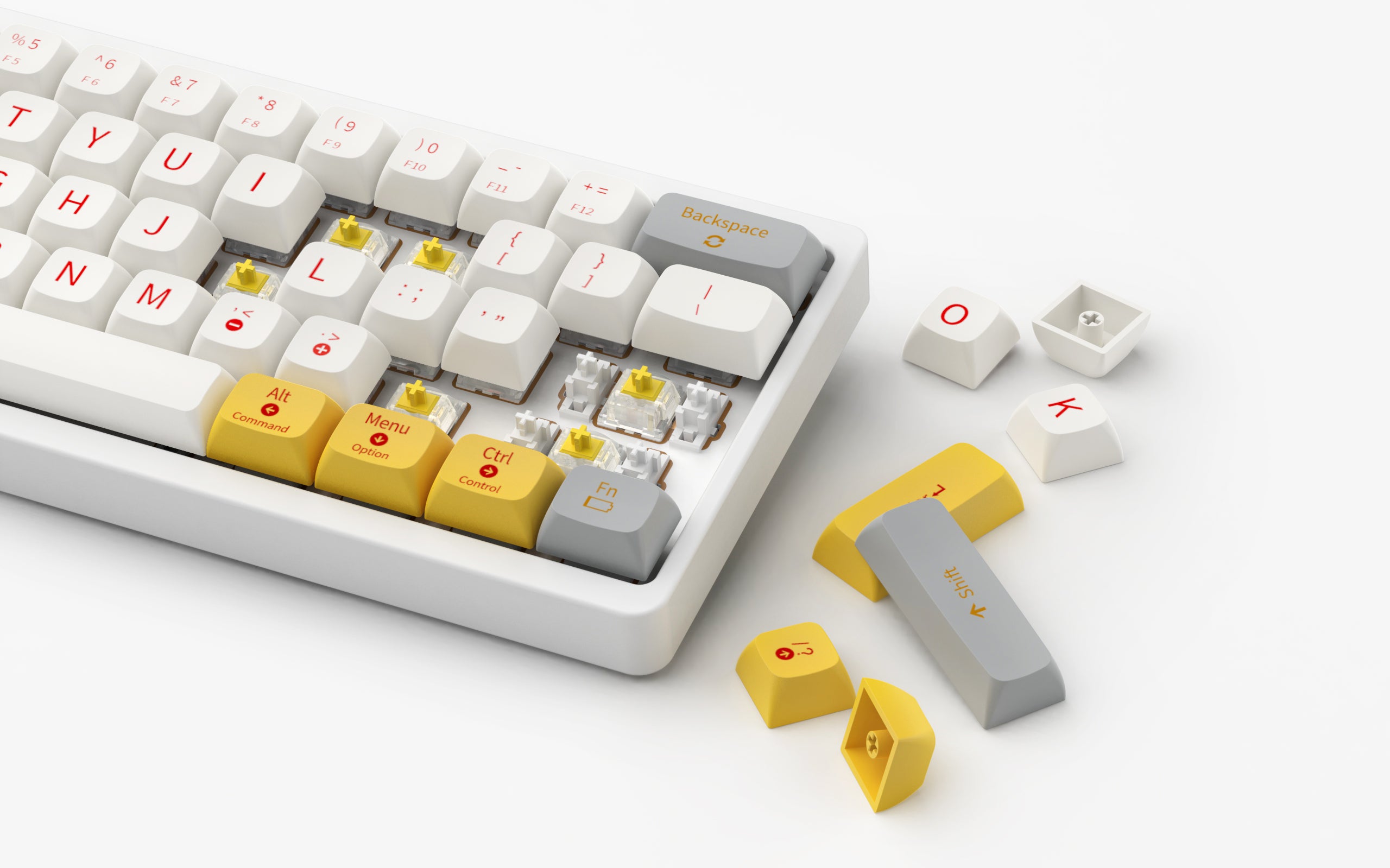 C641 mechanical keyboard - keycaps