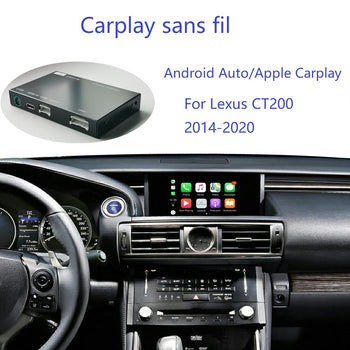 Pour Lexus CT200 2014-2020 sans fil carplay/android auto