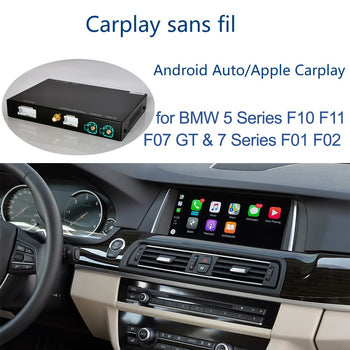 Pour BMW série 5 7 Series F10 F11 F07 GT F01 F02 F03 F04 2009-2020 Apple Cplay android auto