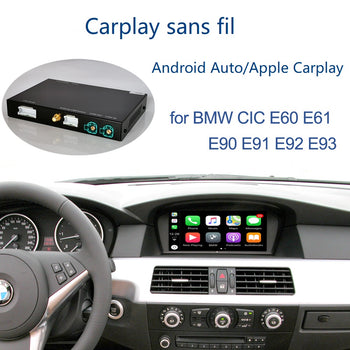 Pour BMW série 3 E90 E91 E92 E93 série 5 E60 E61 2008-2013 Apple Cplay android auto