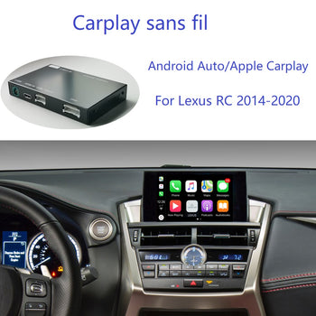 Pour Lexus RC 2014-2020 sans fil carplay/android auto