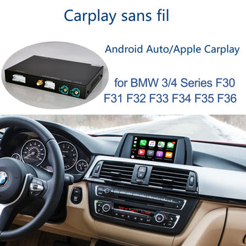 Pour BMW Série 3 4 F30 F31 F32 F33 F34 F35 F36 2012-2020, avec fonction de jeu de voiture AirPlay de lien de miroir Android CarPlay sans fil