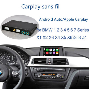 Pour BMW CIC Système 1 2 3 4 5 7 Série X1 X3 X4 X5 X6 F20 F21 F30 F31 F10 F11 F07 GT F01 F02 E84 F25 F26 E70 E71 Sans Fil CarPlay Android Auto