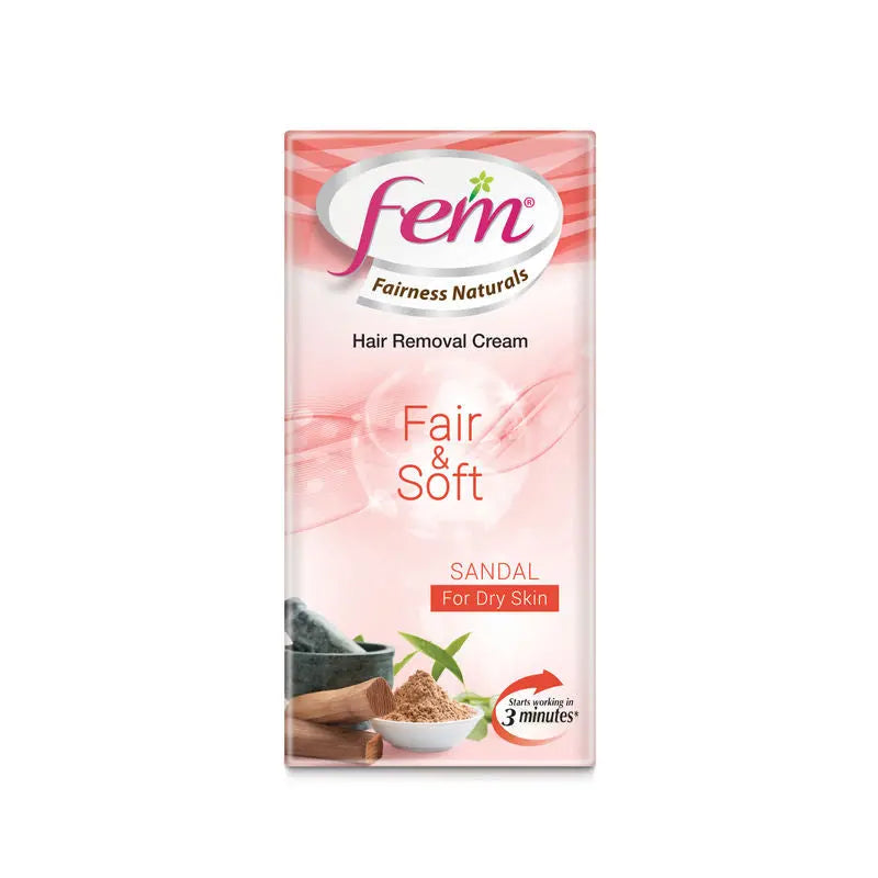 Fem Hair Removal Cream Sandal, For Dry Skin - 25gm