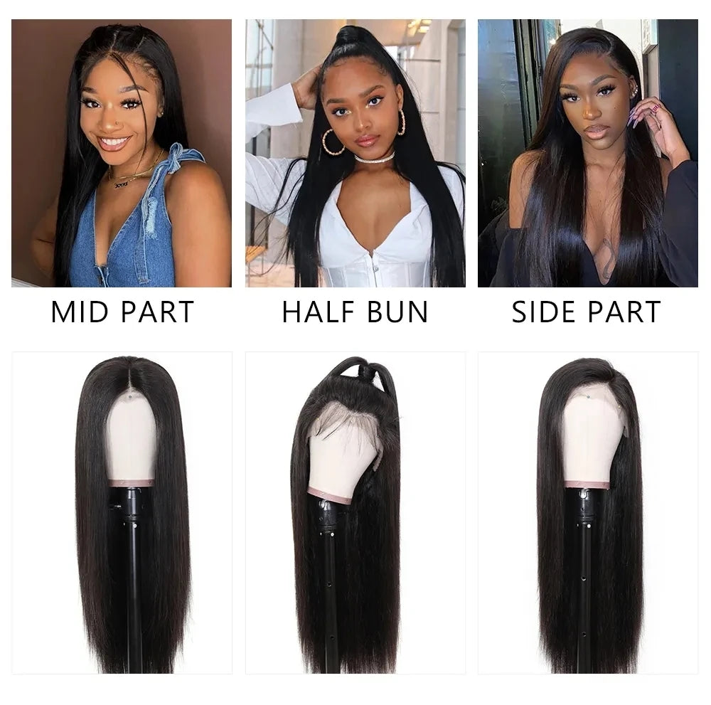 straight hair lace wig