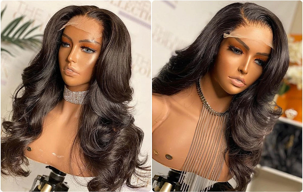 Body Wave Human Hair Lace Wigs For Women