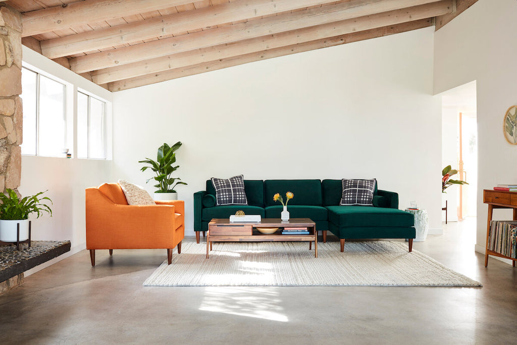 Rustic Scandinavian Living Room