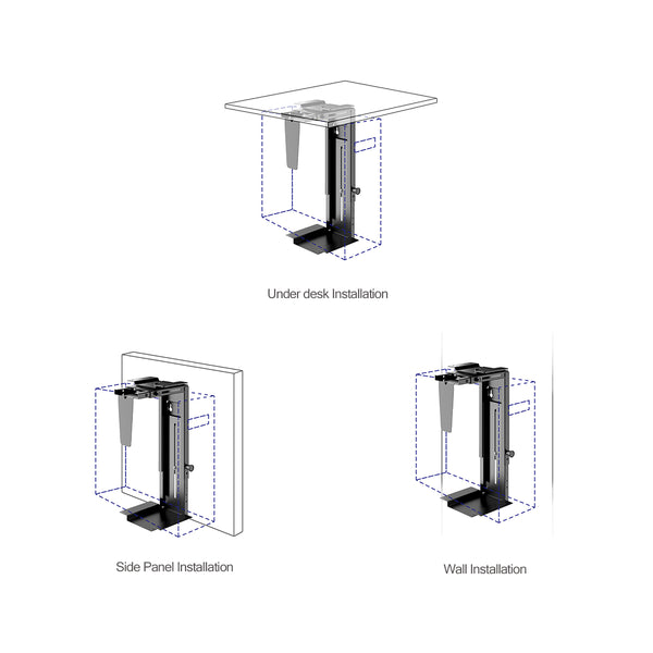 Maidesite CPU holder can mount your computer case in 3 different installation methods for your perference