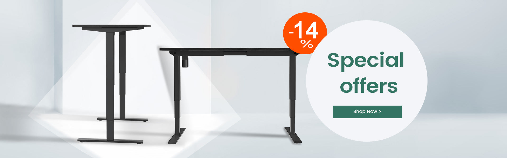 Maidesite T1 Pro - Electric Height Adjustable Standing Desk Frame
