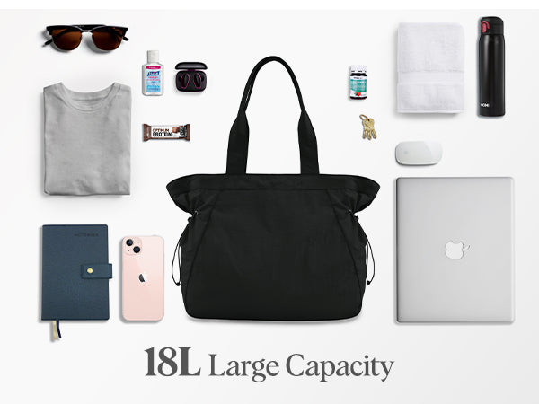 18L Capacity Shopper Tote for Travel and Daily Use