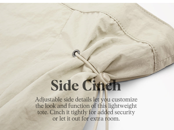 Adjustable Side Cinch for Versatile Shape