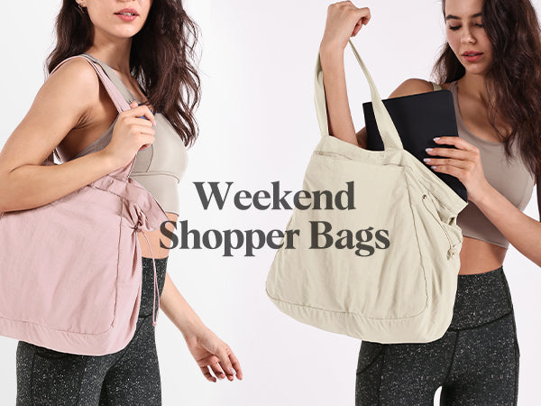 18L Side-Cinch Shopper Tote Bags