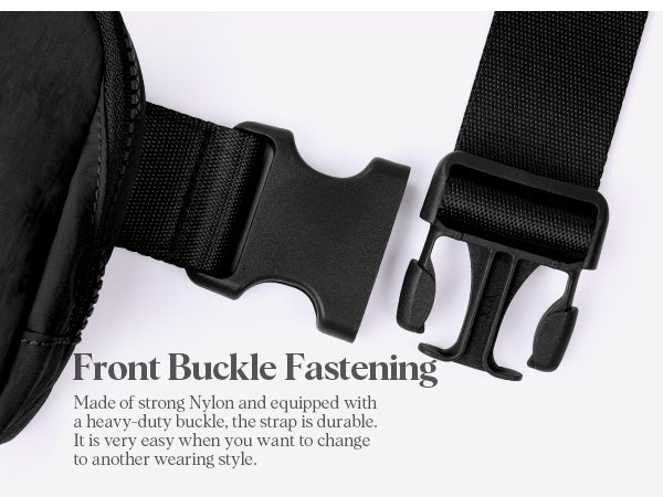 Ododos front buckle fastening mini belt bag