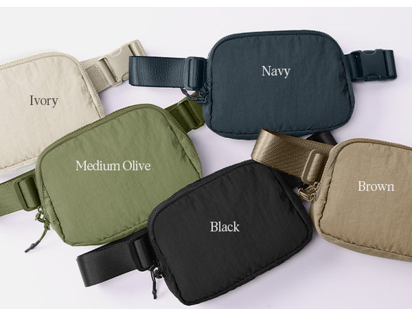 Ododos Mini Belt Bag with Multi Colors