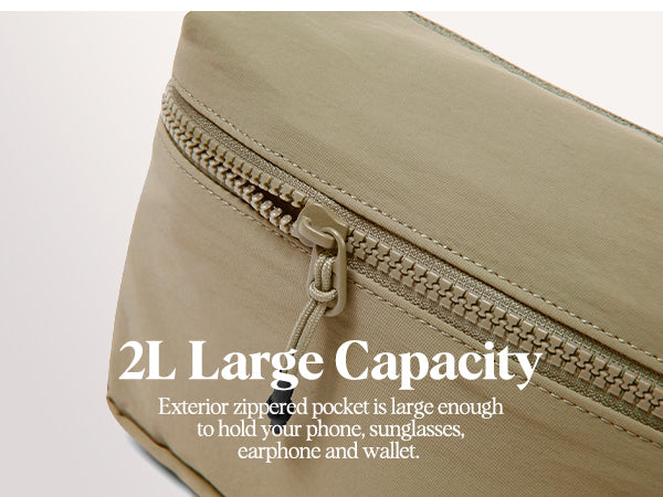 Ododos 2L Large Capacity Belt Bag