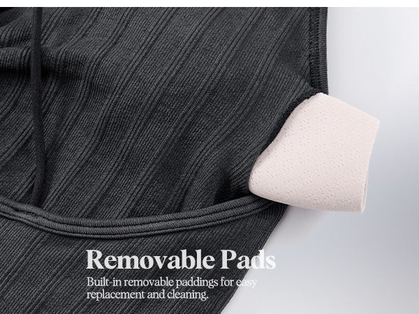 Ododos Seamless Strappy Sports Bra with Removable Pads