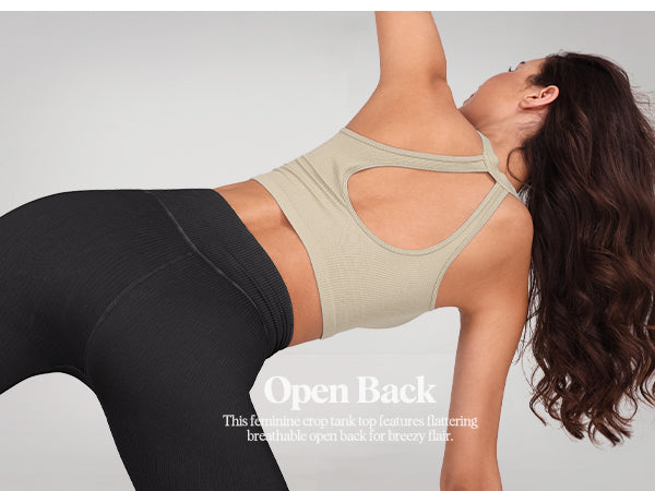 Ododos Open Back Crop
