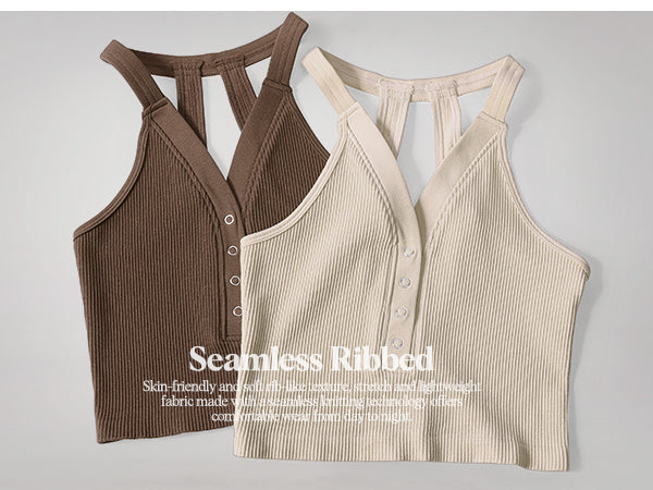 Ododos seamless ribbed crop