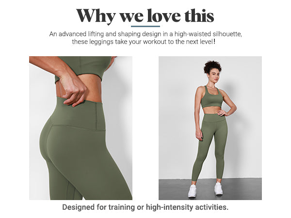 Why Love Ododos 25 inches ODLIFT High Waist Compression Yoga Leggings