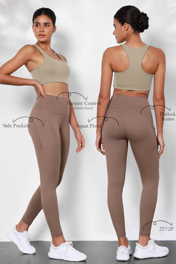 ododos, Pants & Jumpsuits, Nwt Ododos Style In Motion Beyond Action Muave  Colored Sport Leggings