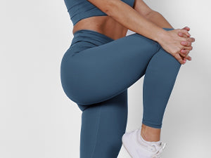 Ododos 28 inches Body-Hugging Workout Leggings with Back Pocket