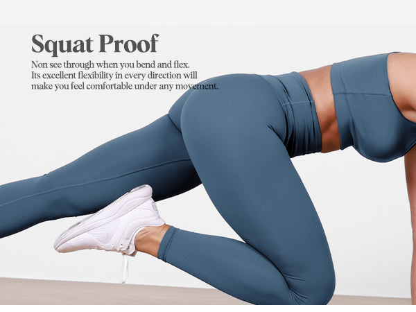 Ododos 25 inches Body-Hugging Workout Leggings with Back Pocket