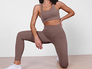 Ododos 28 inches Body-Hugging Workout Leggings with Back Pocket