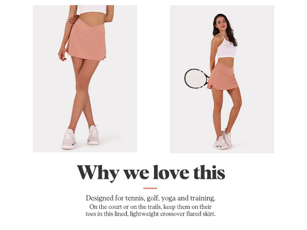 Why LovePleated Crossover Tennis Skirt