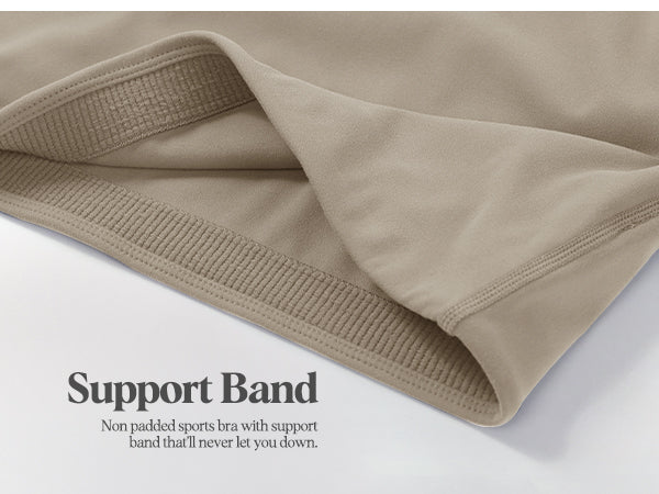 Ododos 2-Pack Square Neck Sports Bra