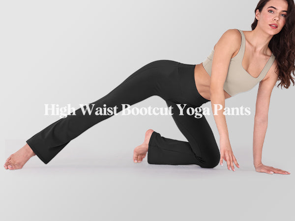 ODODOS Out Pocket High Waist,Tummy Control, Workout Yoga PANTS Leggin PURPLE  XL