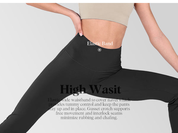 Ododos High Waist Tummy Control Workout Yoga Pants