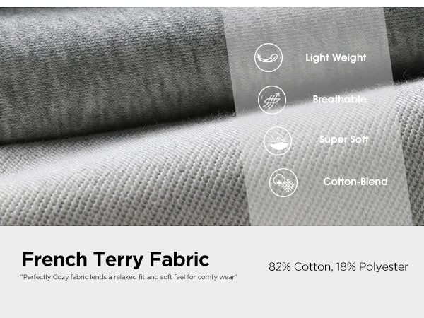 Close-up of Cotton Terry Fabric on Ododos Shorts