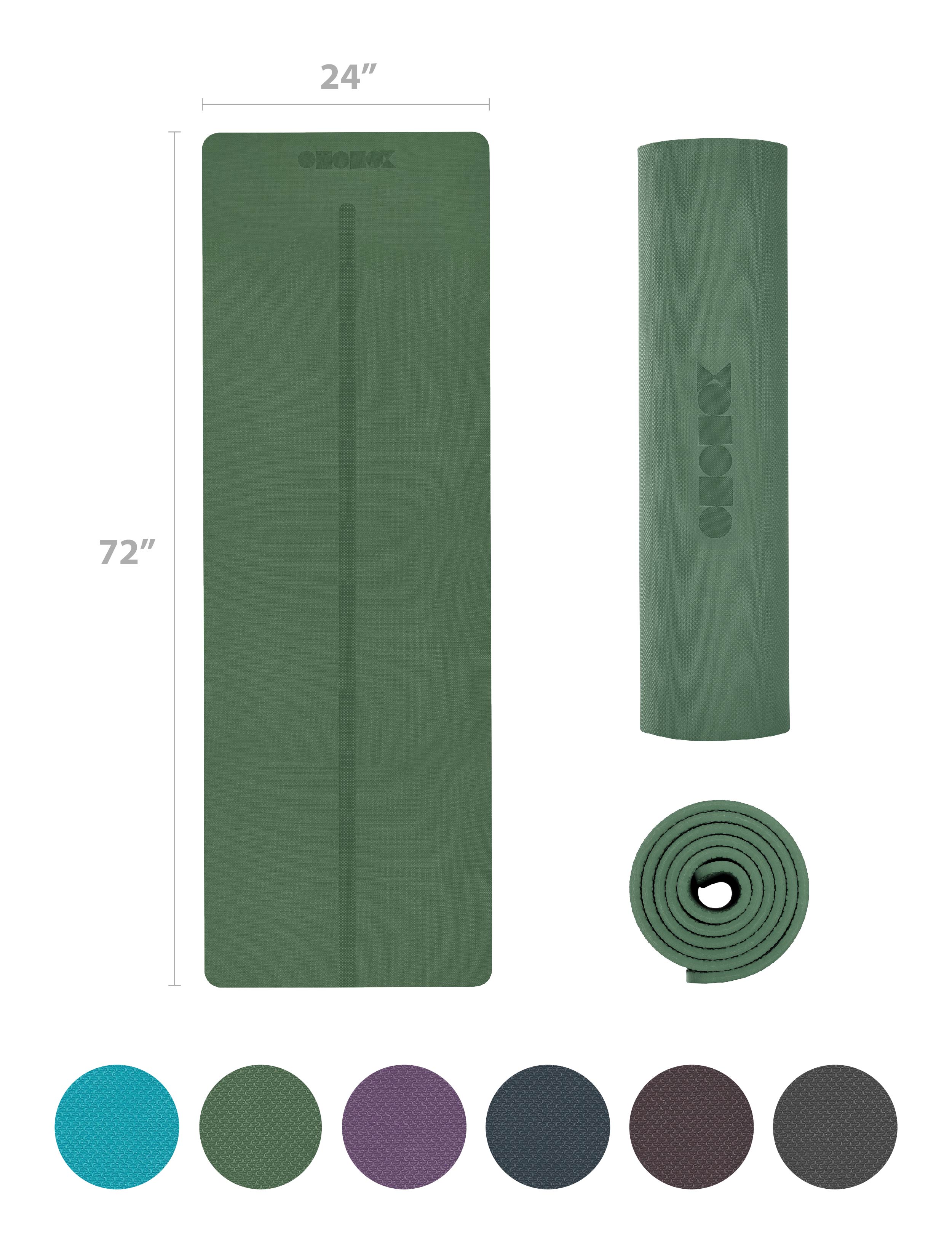 Eco-friendly TPE non-slip sports fitness yoga mat