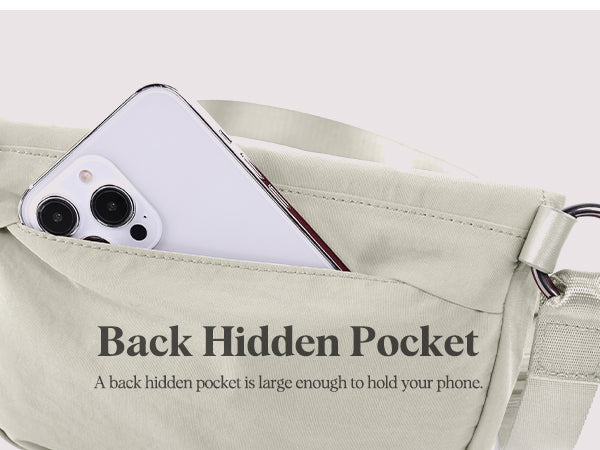 Back Hidden Pocket