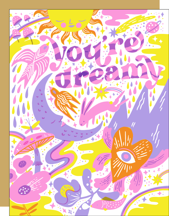 Dreamy Greeting Card