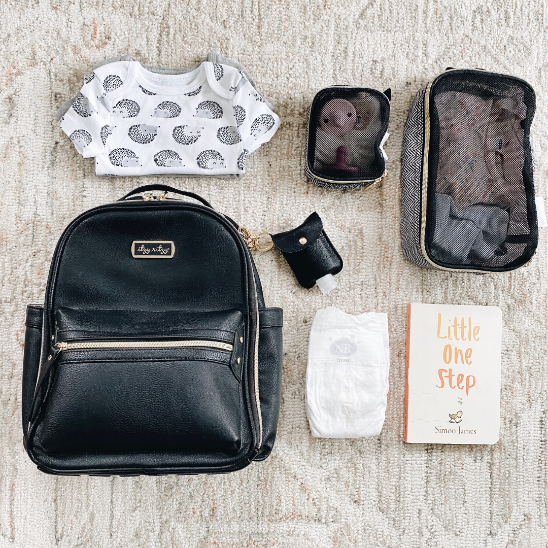 Black Itzy Mini? Diaper Bag Backpack