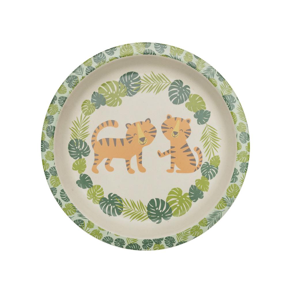 Bamboo Mini Plate Tiger