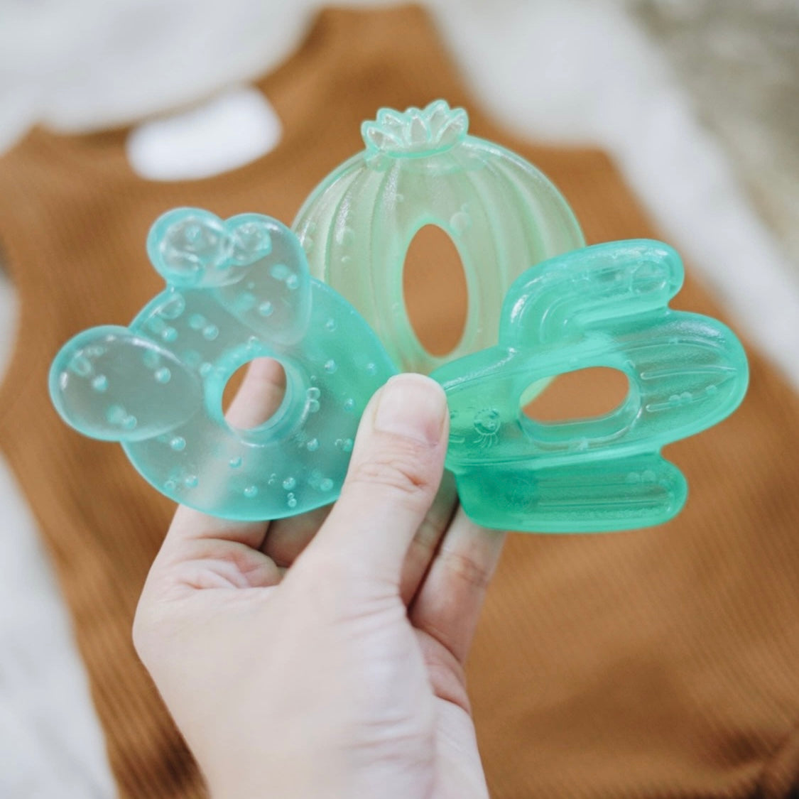 Cutie Coolers? Cactus Water Filled Teethers (3-pack)