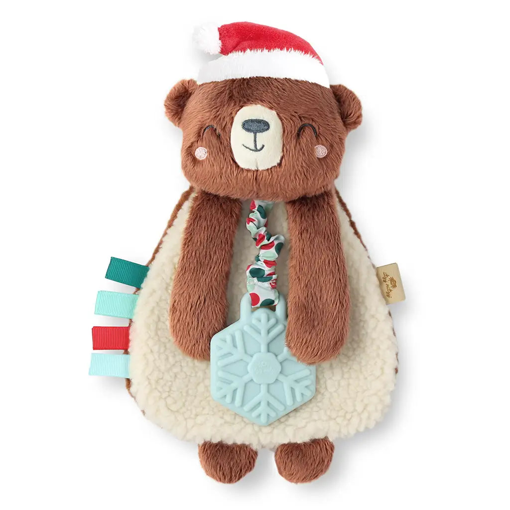 Holiday Bear Itzy Lovey? Plush + Teether Toy