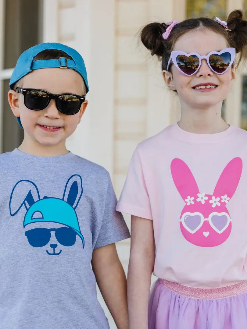 Bunny Babe Short Sleeve Shirt - Kids Easter Tee