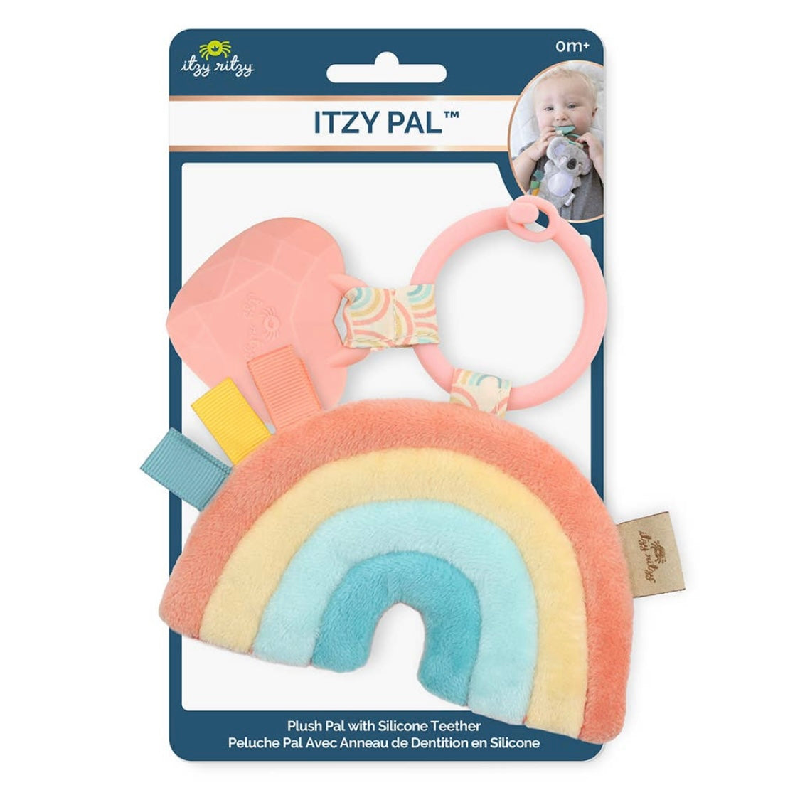 Itzy Pal? Rainbow Plush + Teether